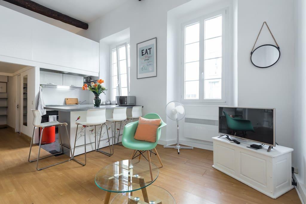 Nicelidays - Le Suede - Carré D'or - 2min From Beaches Nice