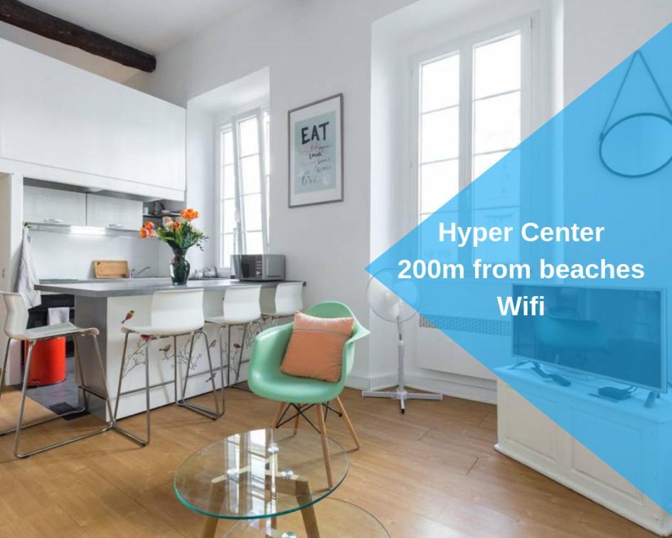Nicelidays - Le Suede - Carré D'or - 2min From Beaches Appartement